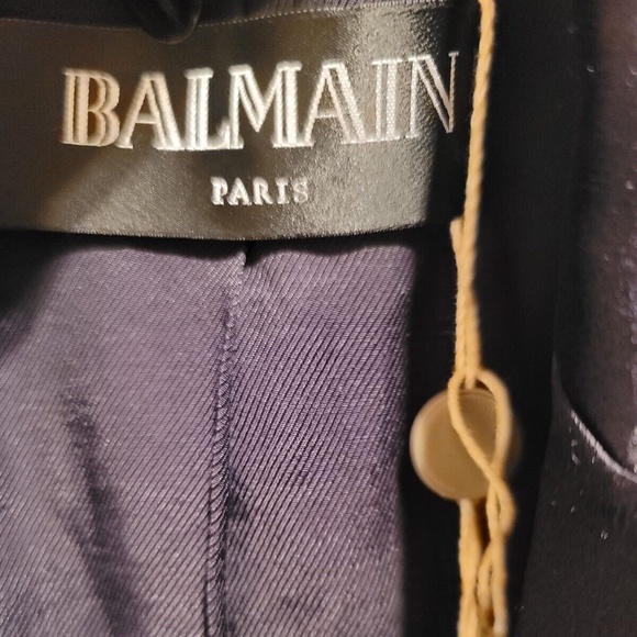 Balmain Open Front Cropped Dinner Jacket FW 2022 - Picture 4 of 8